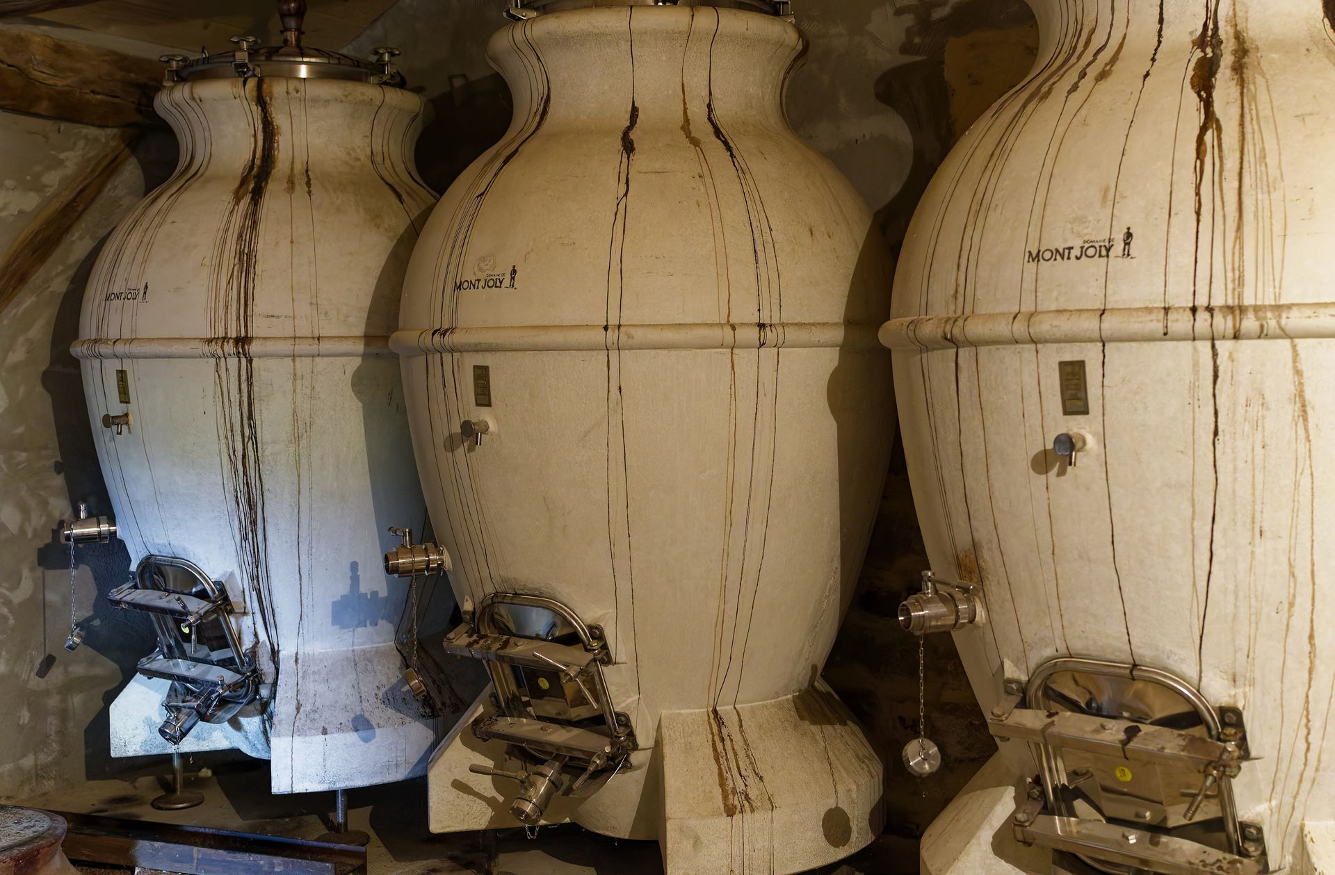 Domaine de Mont Joly winery tanks