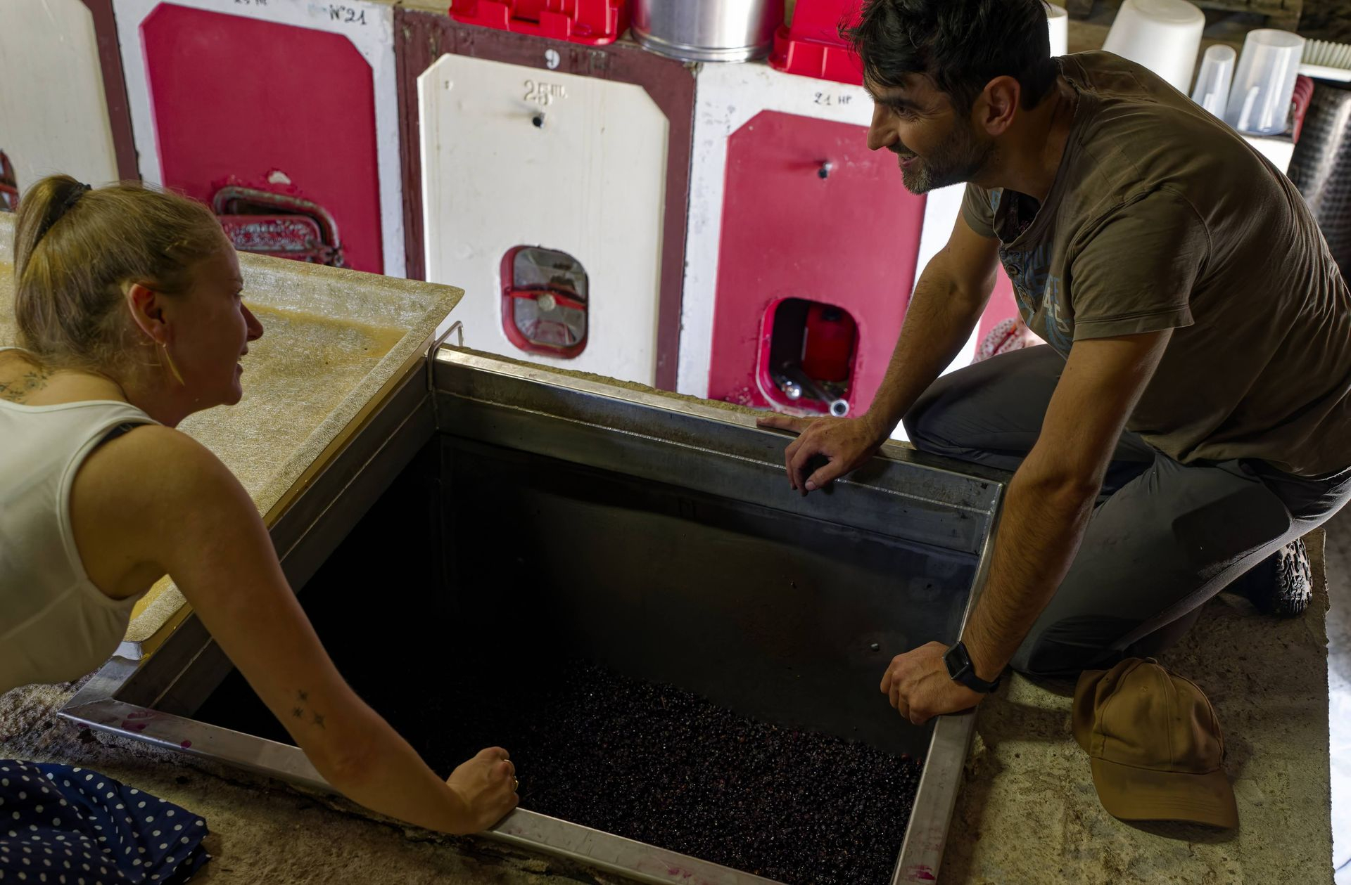 Domaine de mont joly winery visit Elina Jean Baptiste