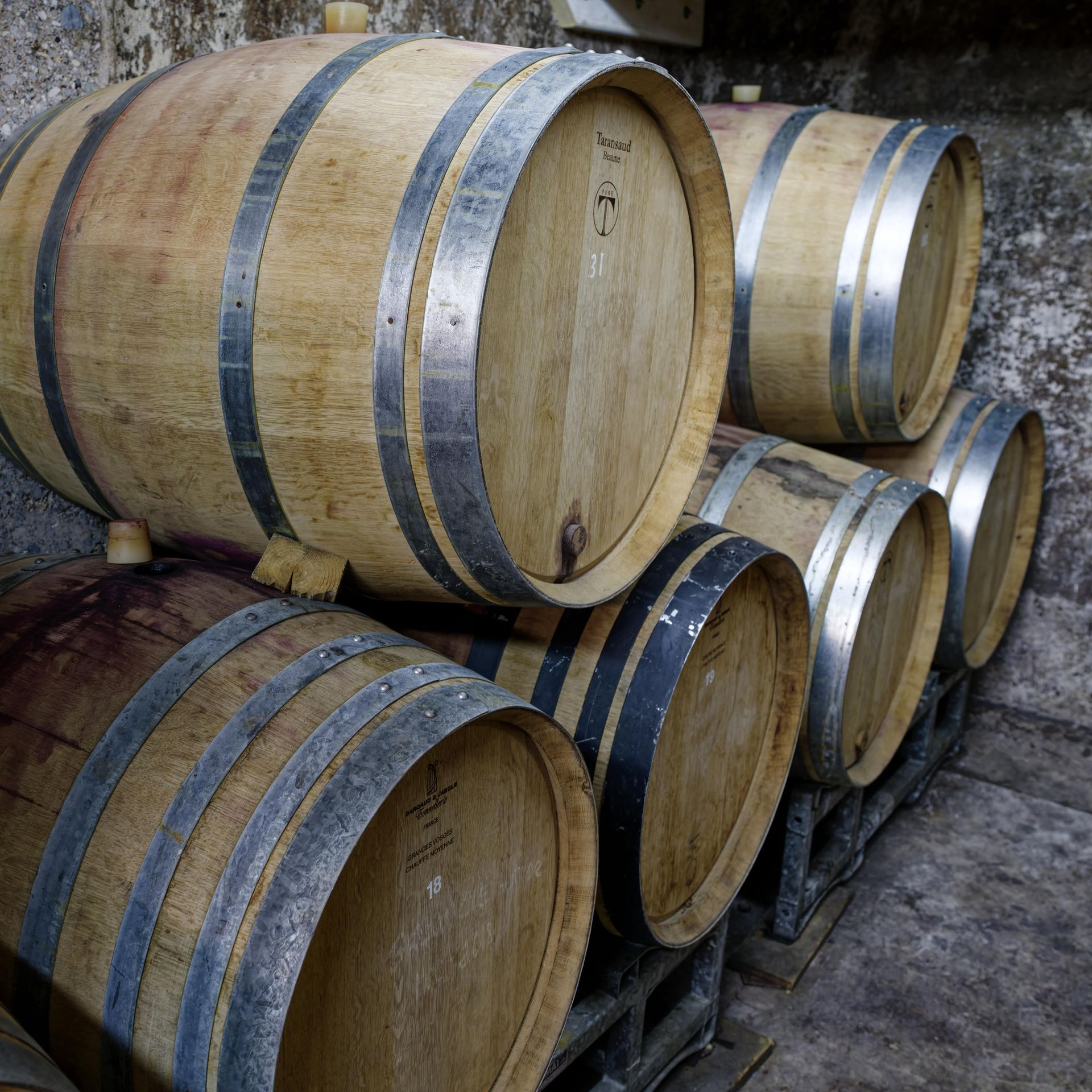 Domaine de roquemale winery wood casks 2