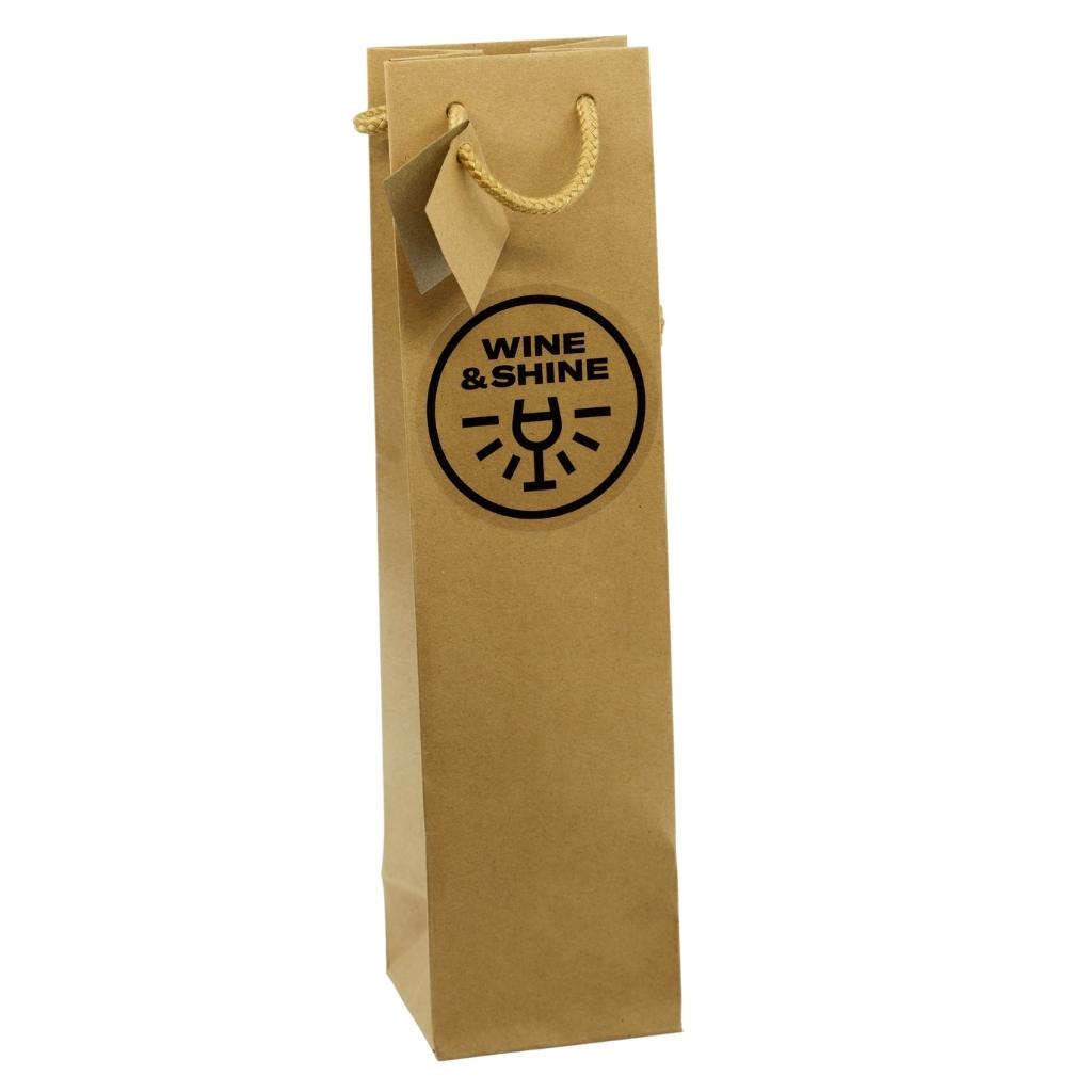 Magnum fles cadeau verpakking met koord