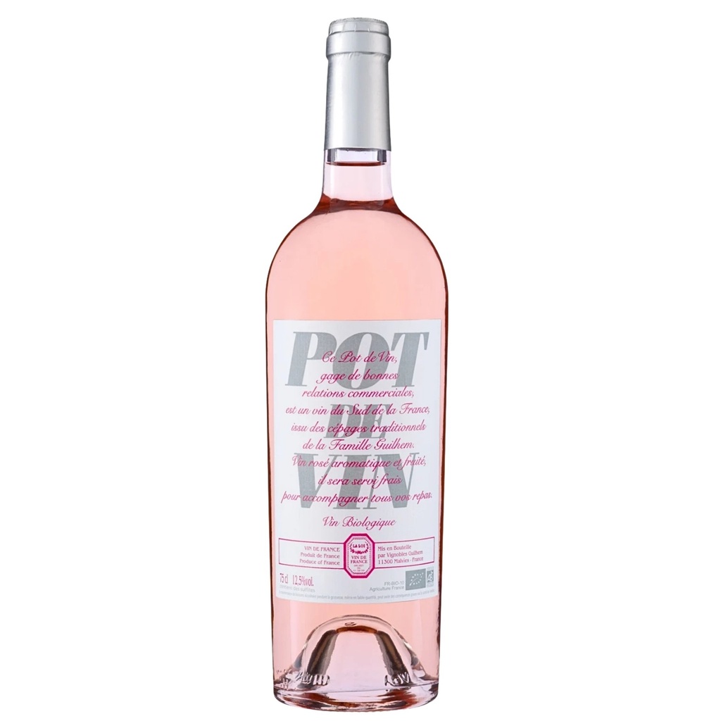 POT de VIN Rosé Famille GUILHEM Bio