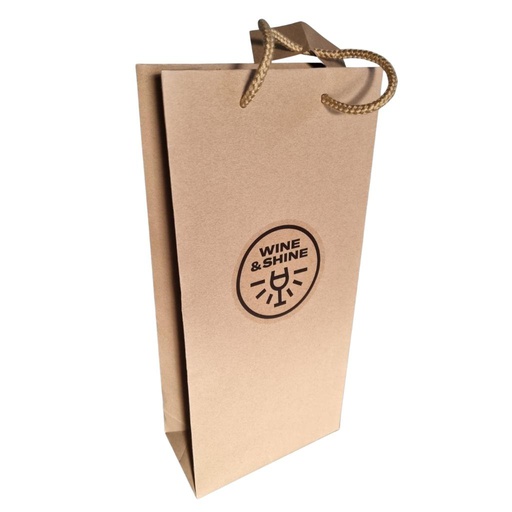 [PC-1002] Emballage cadeau 2 bouteilles avec corde